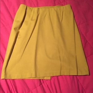 Golden yellow/ Chartreuse skirt